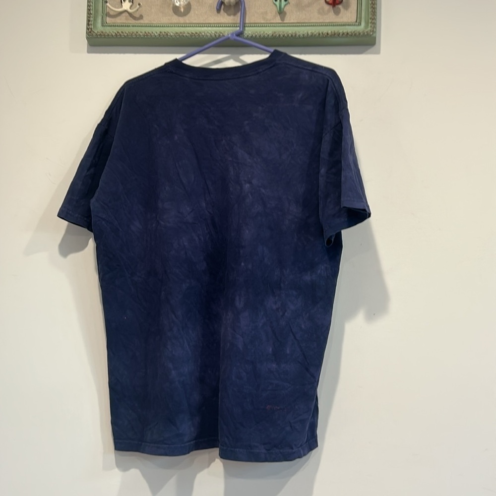 The Mountain Vintage Navy blue Wolf Graphic T-Shirt short sleeve tee large - Picture 6 of 6